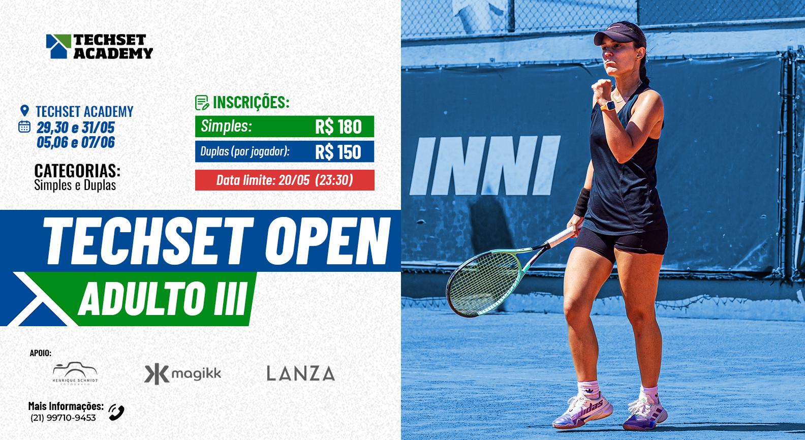 Techset Open Adulto III